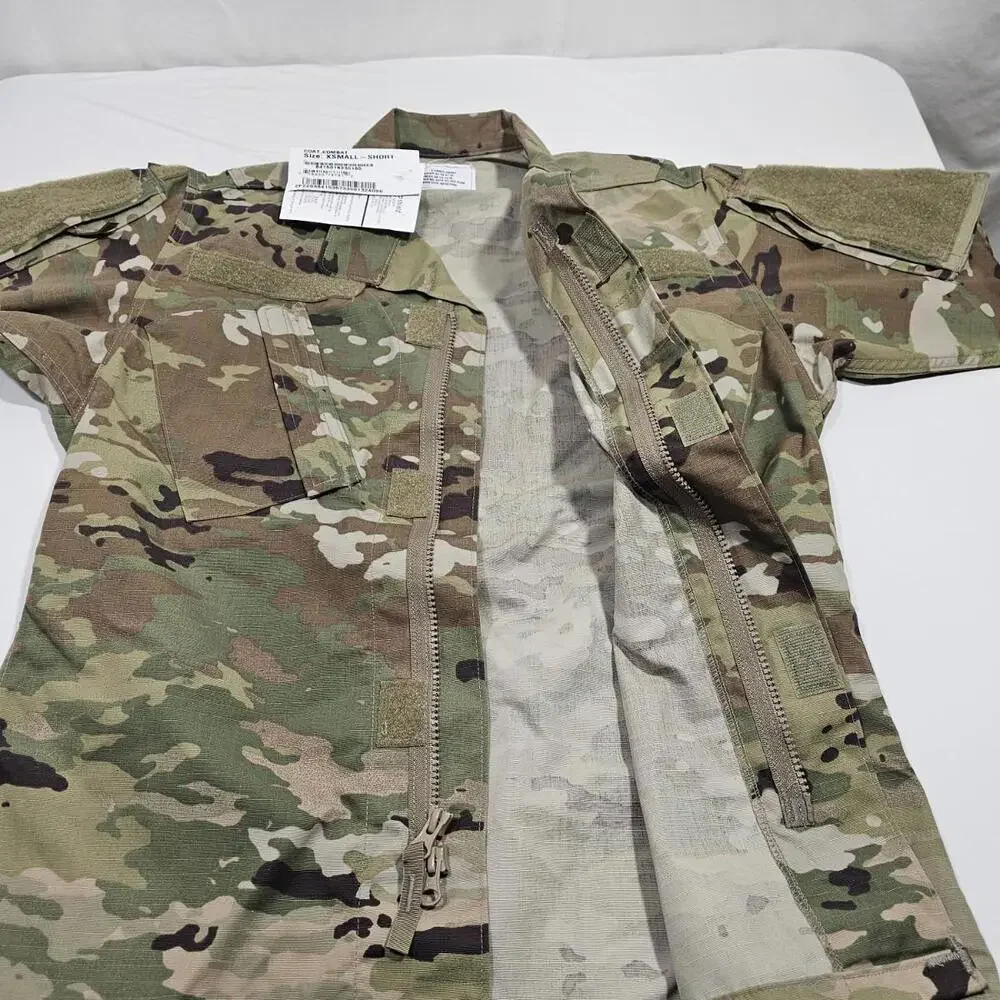 US Army Combat Shirt Coat Insect Guard Uniform Military X-Small Short NWT - Picture 7 of 10